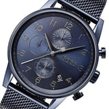  Shop Authentic Hugo Boss Navigator Chronograph Blue Dial Blue Mesh Bracelet Watch for Men - 1513538 - Luxxuri