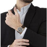  Shop Authentic Hugo Boss Jet Grey Dial Brown Leather Strap Watch for Men - 1513281 - Luxxuri