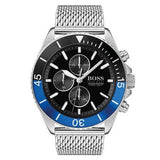  Shop Authentic Hugo Boss Ocean Edition Black Dial Silver Mesh Strap Watch for Men - 1513742 - Luxxuri