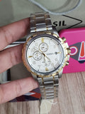 Shop Authentic Fossil Dean Chronograph White Dial Silver Steel Strap Watch for Men - FS4795 - Luxxuri