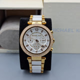  Shop Authentic Michael Kors Parker White Dial Two Tone Steel Strap Watch for Women - MK5774 - Luxxuri