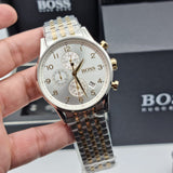  Shop Authentic Hugo Boss Navigator White Dial Two Tone Steel Strap Watch for Men - 1513499 - Luxxuri
