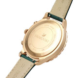  Shop Authentic Swarovski Octea Lux Chrono Emerald Green Dial Green Leather Strap Watch for Women - 5452498 - Luxxuri
