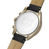  Shop Authentic Tommy Hilfiger Parker Chronograph Black Dial Brown Leather Strap Watch For Men  - 1791836 - Luxxuri