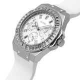  Shop Authentic Guess Venus Diamonds White Dial White Rubber Strap Watch for Women - GW0118L3 - Luxxuri