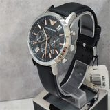  Shop Authentic Emporio Armani Giovanni Analog Black Dial Black Leather Strap Watch For Men - AR11431 - Luxxuri