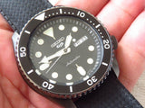  Shop Authentic Seiko 5 Sport Automatic Black Dial Green Nylon Strap Watch For Men - SRPD65K4 - Luxxuri