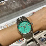  Shop Authentic Tissot PRX Powermatic 80 Light Green Dial Silver Steel Strap Watch for Men - T137.207.11.091.01 - Luxxuri