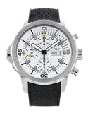  Shop Authentic IWC Aquatimer Chronograph White Dial Black Rubber Strap Watch for Men - IW376801 - Luxxuri