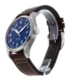  Shop Authentic IWC Pilot's Mark XVIII Le Petit Prince Blue Dial Brown Leather Strap Watch for Men - IW327004 - Luxxuri