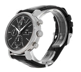  Shop Authentic IWC Portofino Chronograph Black Dial Black Leather Strap Watch for Men - IW391029 - Luxxuri