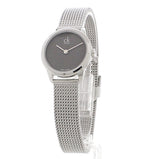  Shop Authentic Calvin Klein Minimal Grey Dial Silver Mesh Bracelet Watch for Women - K3M2312X - Luxxuri