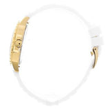  Shop Authentic Guess Crown Jewel Multifunction Diamonds White Dial White Leather Strap Watch for Women - GW0411L1 - Luxxuri