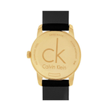  Shop Authentic Calvin Klein City Mother of Pearl White Dial Black Leather Strap Watch for Men - K2G2G5C6 - Luxxuri