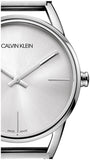  Shop Authentic Calvin Klein Stately White Dial Silver Steel Strap Watch for Women - K3G23126 - Luxxuri