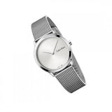  Shop Authentic Calvin Klein Minimal SIlver Dial Silver Mesh Bracelet Watch for Women - K3M221Y6 - Luxxuri