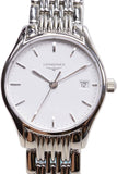  Shop Authentic Longines Lyre Classico 25mm White Dial Silver Stainless Steel Watch for Women - L4.259.4.12.6 - Luxxuri
