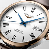  Shop Authentic Longines Record Automatic 18K Pink Gold Watch for Men - L2.821.5.11.7 - Luxxuri