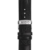  Shop Authentic Mido Multifort Automatic Silver Dial Black Leather Strap Watch For Men - M005.430.16.031.80 - Luxxuri