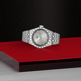  Shop Authentic Tudor Royal Day Date Diamonds Automatic Silver Dial Silver Steel Strap Watch for Men - M28600-0002 - Luxxuri
