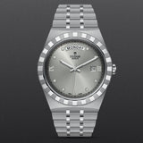 Shop Authentic Tudor Royal Day Date Diamonds Automatic Silver Dial Silver Steel Strap Watch for Men - M28600-0002 - Luxxuri