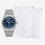 Shop Authentic Tudor Royal Automatic Diamonds Blue Dial Silver Steel Strap Watch for Men - M28600-0006 - Luxxuri
