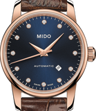  Shop Authentic Mido Baroncelli Automatic Midnight Blue Dial Brown Leather Strap Watch For Women - M7600.3.65.8 - Luxxuri