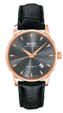  Shop Authentic Mido Baroncelli III Automatic Grey Dial Black Leather Strap Watch For Men - M8600.3.13.4 - Luxxuri