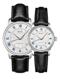 Shop Authentic Mido Baroncelli III Automatic Silver Dial Black Leather Strap Watch For Women - M7600.4.21.4 - Luxxuri