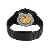  Shop Authentic Fossil Bronson Automatic Skeleton Black Dial Black Steel Strap Watch for Men - ME3217 - Luxxuri