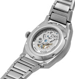  Shop Authentic Fossil Everett Automatic Skeleton Blue Dial Silver Steel Strap Watch for Men - ME3220 - Luxxuri