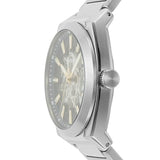  Shop Authentic Fossil Everett Automatic Skeleton Blue Dial Silver Steel Strap Watch for Men - ME3220 - Luxxuri
