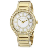  Shop Authentic Michael Kors Kerry Mother of Pearl Dial Gold Steel Strap Watch for Women - MK3312 - Luxxuri