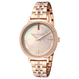  Shop Authentic Michael Kors Cinthia Mother of Pearl Rose Gold Dial Rose Gold Steel Strap Watch for Women - MK3643 - Luxxuri
