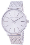  Shop Authentic Michael Kors Pyper Quartz White Dial Silver Mesh Strap Watch for Women - MK4338 - Luxxuri
