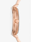  Shop Authentic Michael Kors Naia Quartz Rose Gold Dial Rose Gold Steel Strap Watch for Women - MK4679 - Luxxuri