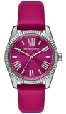  Shop Authentic Michael Kors Lexington Quartz Fuchsia Dial Fuchsia Leather Strap Watch For Women - MK4749 - Luxxuri