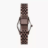  Shop Authentic Michael Kors Lexington Three-Hand Brown Dial Brown Steel Strap Watch for Women - MK4844 - Luxxuri
