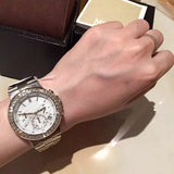  Shop Authentic Michael Kors Dylan Silver Dial Silver Steel Strap Watch for Women - MK5585 - Luxxuri