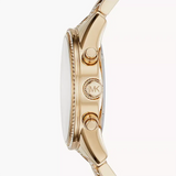  Shop Authentic Michael Kors Ritz Chronograph Gold Dial Gold Steel Strap Watch For Women - MK6484 - Luxxuri