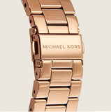  Shop Authentic Michael Kors Channing Quartz Rose Gold Dial Rose Gold Steel Strap Watch For Women - MK6624 - Luxxuri