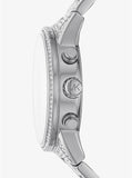  Shop Authentic Michael Kors Ritz Chronograph Crystals Silver Dial Silver Steel Strap Watch for Women - MK6746 - Luxxuri