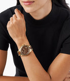  Shop Authentic Michael Kors Everest Chronograph Brown Dial Two Tone Steel Strap Watch For Women - MK6973 - Luxxuri