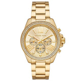  Shop Authentic Michael Kors Wren Chronograph Gold Dial Gold Steel Strap Watch for Women - MK7428 - Luxxuri