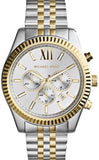  Shop Authentic Michael Kors Lexington Silver Dial Two Tone Steel Strap Watch for Men - MK8344 - Luxxuri