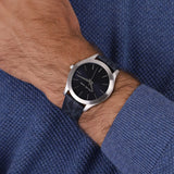  Shop Authentic Michael Kors Slim Runway Analog Blue Dial Blue Leather Strap Watch For Men - MK8907 - Luxxuri