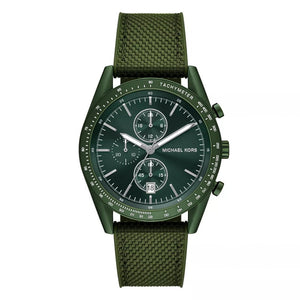  Shop Authentic Michael Kors Accelerator Chronograph Green Dial Green Nylon Strap Watch for Men - MK9144 - Luxxuri