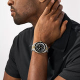  Shop Authentic Michael Kors Maritime Three Hand Black Dial Two Tone Steel Strap Watch for Men - MK9180 - Luxxuri