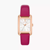  Shop Authentic Michael Kors Monroe Three Hand White Dial Pink Leather Strap Watch for Women - MKO1029 - Luxxuri