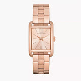  Shop Authentic Michael Kors Monroe Three Hand Rose Gold Dial Rose Gold Steel Strap Watch for Women - MKO1032 - Luxxuri